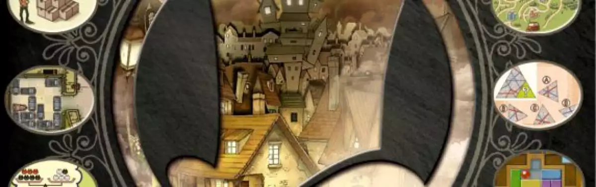 artwork of Layton and the Curious Village