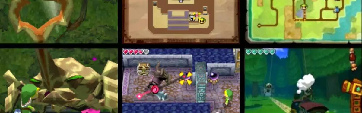 screen caps of Zelda: Spirit Track