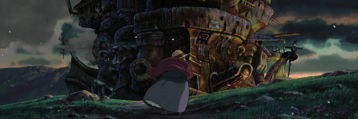 screen capture of Howl's Moving Castle [Hauru no Ugoku Shiro]