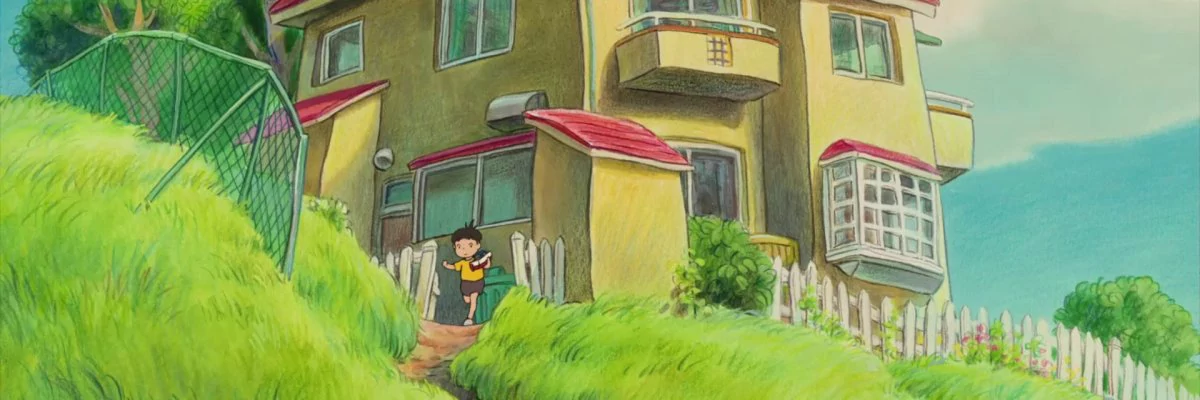 screen cap of Ponyo on the Cliff by the Sea