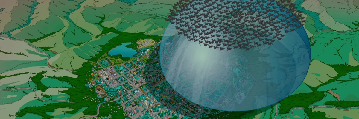 screencap of The Simpsons Movie
