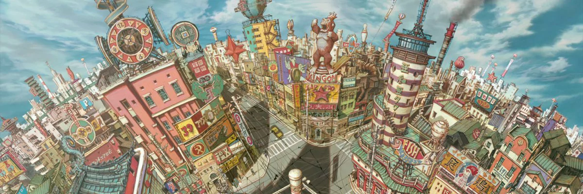 screen capture of Tekkonkinkreet [Tekon Kinkreet]