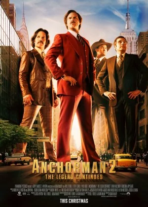 Anchorman 2: The Legend Continues poster