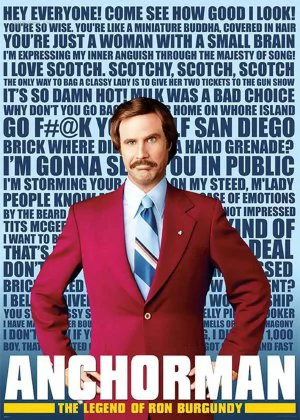 Anchorman: The Legend of Ron Burgundy poster