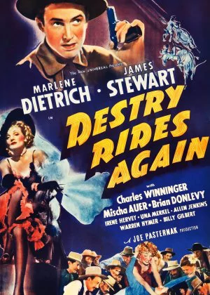 Destry Rides Again poster
