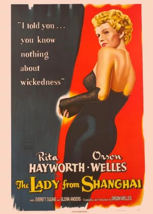 The Lady from Shanghai poster