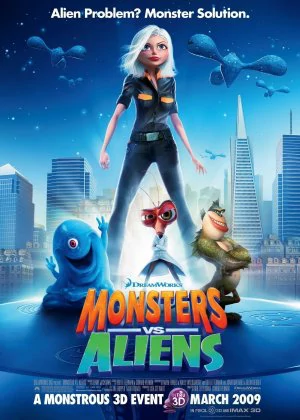 Monsters vs. Aliens poster