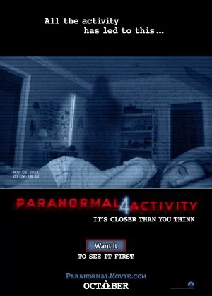 Paranormal Activity 4 poster