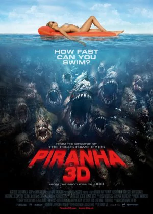 Piranha 3D poster