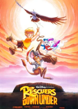 The Rescuers Down Under poster