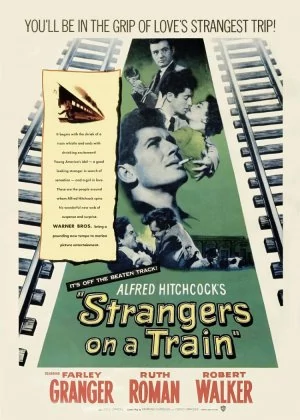 Strangers on a Train poster