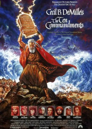 The Ten Commandments poster