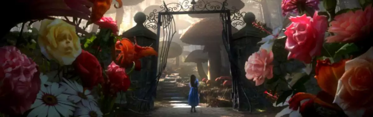 screen cap of Alice In Wonderland