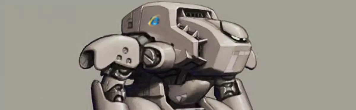 the IE mech, fighting a lonely battle