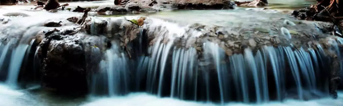 cascading waterfall