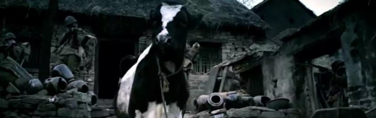 screen cap of Cow