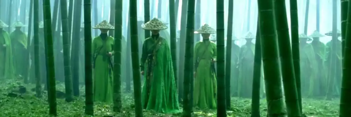 screen capture of House of Flying Daggers [Shi Mian Mai Fu]