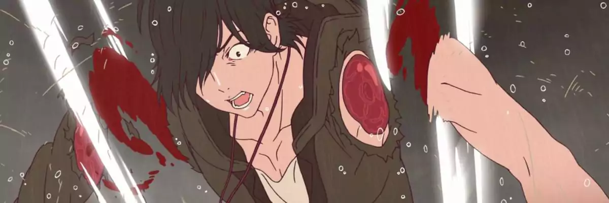 screen capture of Kizumonogatari II