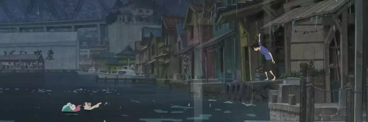screen capture of Lu over the Wall [Yoake Tsugeru Ru no Uta]