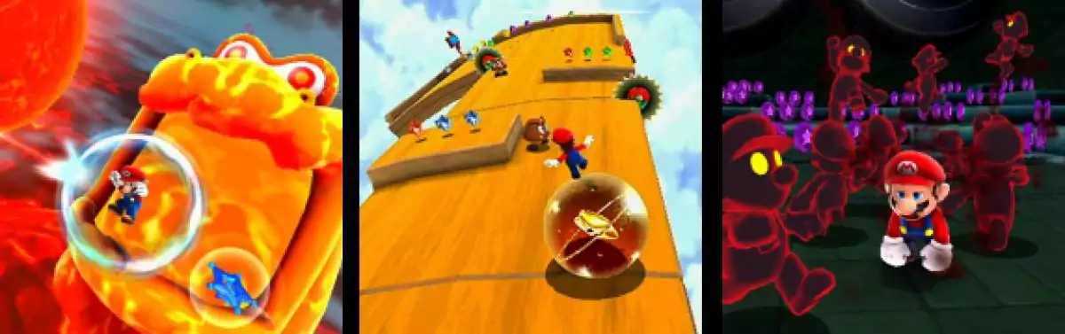 screen caps of Super Mario Galaxy 2