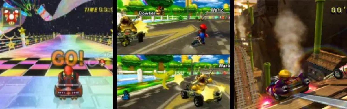 screen caps Mario Kart Wii