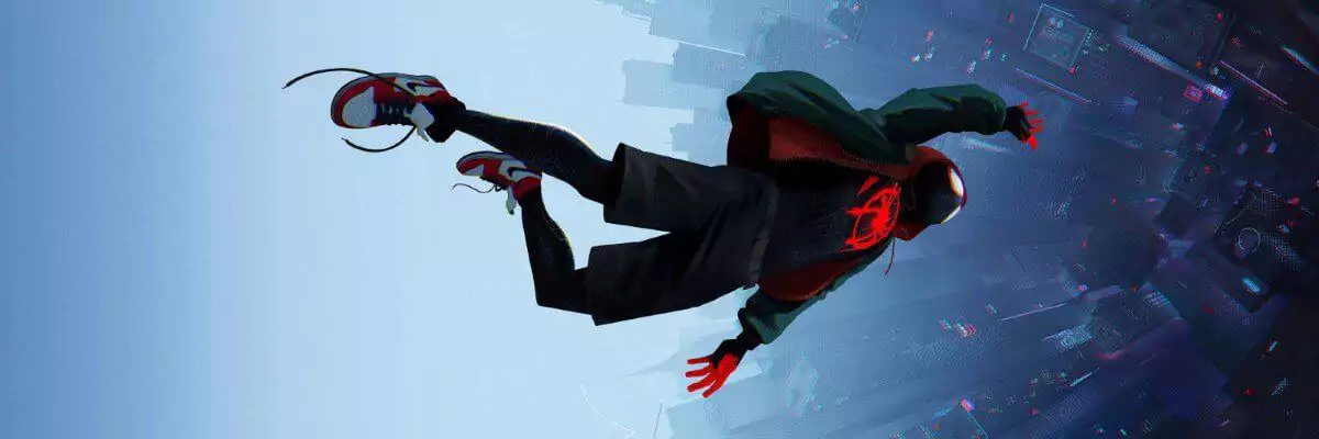 screen capture of Spider-Man: Into the Spider-Verse